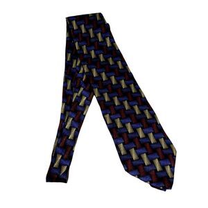 #7018 Louis Feraud Silk Classic Necktie multi color